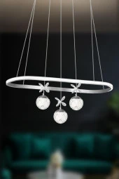 Eray Aydınlatma 4025-3 KR 3 Toplu Krom Led Avize thumbnail 1