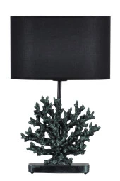 qdec Modern Dizayn Mercan Abajur Yeşil Siyah thumbnail 2