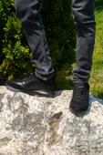 +7 cm Boy Uzatan Gizli Topuklu Bağcık Detaylı Erkek Spor Ayakkabı, Sneaker - 4