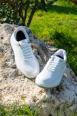 +6 cm Boy Uzatan Gizli Topuklu Bağcık Detaylı Erkek Spor Ayakkabı, Sneaker - 1