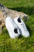 +6 cm Boy Uzatan Gizli Topuklu Bağcık Detaylı Erkek Spor Ayakkabı, Sneaker - 2
