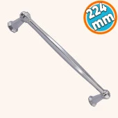 Mobilya Mutfak Dolabı Çekmece Dolap Kapak Kulbu Kulpu Metal 224 mm Krom Kulp thumbnail 1