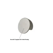 5 Adet Yarım Ay Yapışkanlı Kapı Tamponu Stoper Saten 3,5 cm - 3