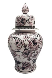 qdec Bleu Blanc Şah Vazo Şakayık thumbnail 1