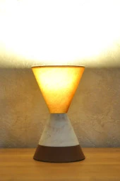 qdec Modern Dizayn Mito Abajur Kahve Kahve - 3