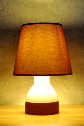 qdec Modern Dizayn Vivo Abajur Kahve Kahve - 4