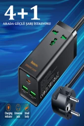 Qpen AC9A 1.5M Talent 2 Adet USB  Type-C  Priz 30W Şarj Aleti - 4