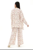 Zebra Desenli Alt Üst İkili Takım - Bej - 5