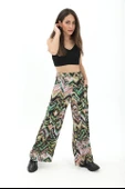 Dalga Desenli Pantolon - Yeşil thumbnail 4