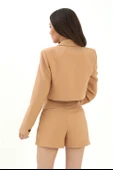 Etek Görünümlü Şort Etek - Camel thumbnail 5
