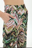 Dalga Desenli Pantolon - Yeşil thumbnail 6
