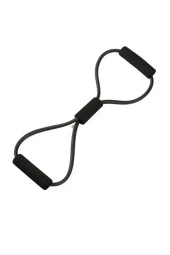 Siyah Mini Body Trimmer Spor Aleti Yüksek Dirence Sahip Egzersiz Direnç Lastiği - 1