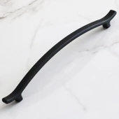 Merve (160 MM - 16 CM) Mat Siyah Metal Kulp Mobilya Çekmece Mutfak Dolap Kulpları Dolabı Kulbu Kulpu thumbnail 3