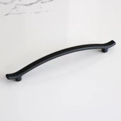 Merve (160 MM - 16 CM) Mat Siyah Metal Kulp Mobilya Çekmece Mutfak Dolap Kulpları Dolabı Kulbu Kulpu thumbnail 4