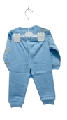 uğurböceğiçocuk Çıtçıt Düğmeli Desenli Alt Üst Takım Bebek Pijama Takım - 9