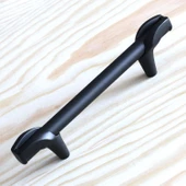 Prade 96 mm Mat Siyah Metal Kulp Çekmece Mobilya Mutfak Kapak Dolap Kulpları Dolabı Kulbu Kulpu thumbnail 2