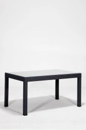 Almina Rattan Masa Takımı 80x140 Camlı Masa 4 Kişilik Bambu Sandalye Seti Bahçe Balkon Teras Takımı - 2