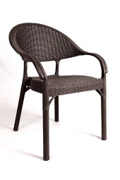 Almina Rattan Masa Takımı 90x150 Camlı Masa 4 Kişilik Bambu Sandalye Seti Bahçe Balkon Teras Takımı thumbnail 4