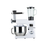 Yasomi 1511bml 7 litre Led Ekranlı Kıyma Çekme Aparatlı Blender Stand Mikser Mutfak Şefi (Beyaz) - 1