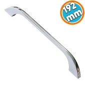 Mobilya Kulp Mutfak Dolabı Çekmece Dolap Kulpları Kapak Kulpu Kulbu Krom Renk 192 mm Metal thumbnail 1