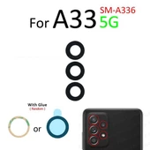 Tkgz Samsung Galaxy A33 (4G) Arka Kamera Camı Lens Yapışkanlı - 1