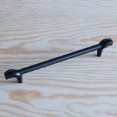 Prade 224 mm Mat Siyah Metal Kulp Mobilya Çekmece Mutfak Dolap Kapak Kulpları Dolabı Kulbu Kulpu - 4