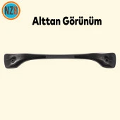 Mobilya Mutfak Dolabı Çekmece Dolap Kapak Kulpu Kulbu 160 mm Siyah Metal Kulp - 5