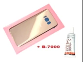 Tkgz Samsung Galaxy S8 Arka Pil Batarya Kapağı (CAM+B-7000) GOLD thumbnail 1