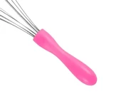 MyBru Paslanmaz Çelik Pembe Plastik Saplı El Çırpıcısı (Blender) Orta Boy - 4