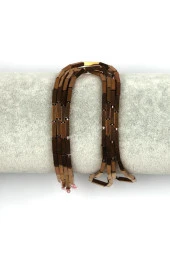 Gümüş Renk Hematit Dizi 2 x 8 mm Boru Kesim thumbnail 1