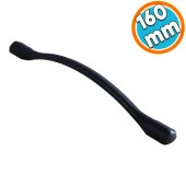 Mobilya Kulp Mutfak Dolabı Çekmece Dolap Kulpları Kapak Kulpu Kulbu Siyah Renk 160 mm Metal thumbnail 1