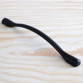 Mobilya Kulp Mutfak Dolabı Çekmece Dolap Kulpları Kapak Kulpu Kulbu Siyah Renk 160 mm Metal thumbnail 3