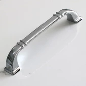 Roma 128 mm Krom Renk Kulp Metal Mobilya Çekmece Dolap Kapak Mutfak Kulpları Kulbu Dolabı Kulpu thumbnail 2