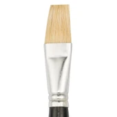 Bigpoint 358F Serisi Beyaz Doğal Kıl Düz Kesik Fırça No: 24 thumbnail 3