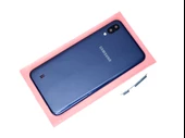 Samsung Galaxy M10 Kasa Arka Pil Batarya Kapağı Mavi thumbnail 1