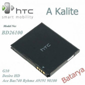 HTC Desire HD G10 Ace Bas740 Ryhme A9191 98100 BD26100 Uyumlu Batarya - 1