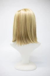 Kısa Boy Düz Fiber Sentetik Peruk - Bal Köpüğü Röfleli - 6