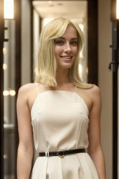 Kısa Boy Düz Fiber Sentetik Peruk - Bal Köpüğü Röfleli - 7