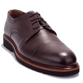 Dagoster DMA08-217 Kahve Ortopedik Günlük Erkek Deri Ayakkabı thumbnail 1