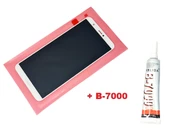 Tkgz Huawei Uyumlu P Smart 2018 Lcd Ekran Dokunmatik (ORJİNAL) B-7000 BEYAZ - 1