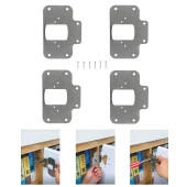 4 Adet Dolap Menteşe Tamir Sacı Seti - 1