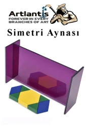 Simetri Aynası 1 Adet Ayna Yansıma Matematik Sınıf Ders Materyali - 2