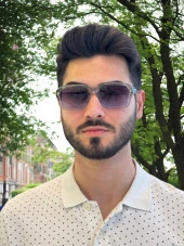 65021 Gray 55 Olivier Philippe Güneş Gözlüğü thumbnail 2