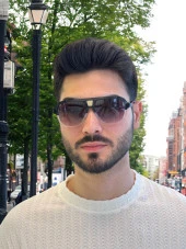 8434 C2 55 Black Güneş Gözlüğü thumbnail 3