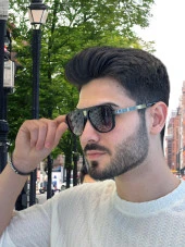 8434 C4 55 Black Güneş Gözlüğü thumbnail 2