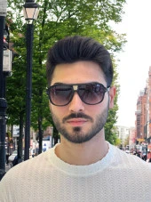 8434 C4 55 Black Güneş Gözlüğü thumbnail 6