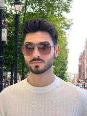 8549 C184 60 Black Güneş Gözlüğü thumbnail 3