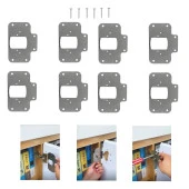 8 Adet Dolap Menteşe Tamir Sacı Seti - 1