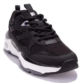 Kinetix Foxy Tx Siyah Gümüş Ortopedik Günlük Kadın Spor Ayakkabı - 1