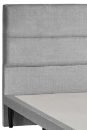 Niron Slim Baza ve Başlık Takımı - 90x200 Tek Kişilik Kumaş Kaplı Metal Karyola ve Başlık Seti - 4